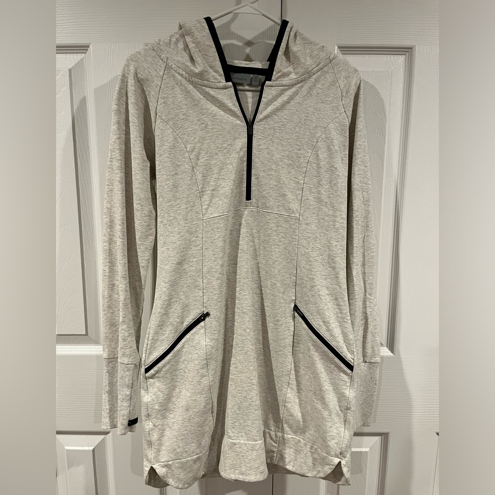 Athleta hooded sweatshirt long sleeve dress